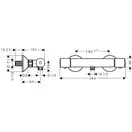 Hansgrohe Ecostat Universal Термостат для душа, хром (13122000)