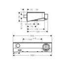 Hansgrohe ShowerTablet Select 300 Термостат для душа, хром/белый (13171400)