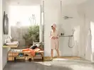Термостат для душа Hansgrohe ShowerTablet Select (цвет - хром/белый) (13184400) фото 2 Aquada.com.ua
