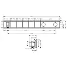 Термостат, скрытого монтажа, на 5 потребителей Hansgrohe RainSelect (цвет - хром) (15358000) фото 2 Aquada.com.ua