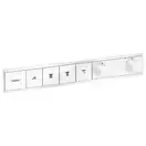 Термостат для скрытого монтажа на 4 потребителя Hansgrohe RainSelect (цвет - белый матовый) (15382700) фото 1 Aquada.com.ua