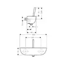 Смеситель для душа Hansgrohe PuraVida (цвет - хром) (15672000) фото 2 Aquada.com.ua