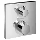 Термостат для душа на 2 потребителя Hansgrohe Ecostat Square (цвет - хром) (15714000) фото 1 Aquada.com.ua
