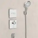 Термостат для душа Hansgrohe ShowerSelect (цвет - хром/белый) (15735400) фото 2 Aquada.com.ua