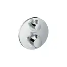 Термостат для душа с запорным вентилем Hansgrohe Ecostat S (цвет - хром) (15757000) фото 1 Aquada.com.ua