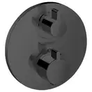 Термостат с запорным/переключающим вентилем Hansgrohe Ecostat S (цвет - чёрный матовый) (15758670) фото 1 Aquada.com.ua