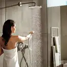 Hansgrohe Ecostat Square Термостат, Polished Gold Optic (15758990)