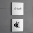 Термостат для душа Hansgrohe ShowerSelect Highflow (цвет - хром) (15760000) фото 2 Aquada.com.ua