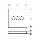 Hansgrohe ShowerSelect Переключатель, хром (15764000)