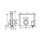 Hansgrohe ShowerSelect Термостат для душа (15765000)