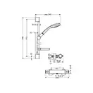 Душевая система Hansgrohe Croma 100 Multi (27085000) фото 3 Aquada.com.ua
