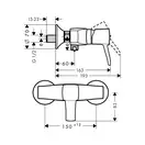 HANSGROHE Смеситель для душа однорычажный, хром/золото Metropol Classic (31360090) фото 2 Aquada.com.ua