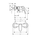Hansgrohe Focus E Смеситель для душа, хром (31960000)