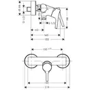 HANSGROHE Смеситель для душа, однорычажный Talis S (72600000) фото 2 Aquada.com.ua