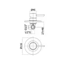 Смеситель для душа Paffoni Light (цвет - чёрный матовый) (LIG011NO) фото 2 Aquada.com.ua