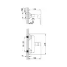 Смеситель для душа настенный Ravak Classic (X070084) фото 2 Aquada.com.ua