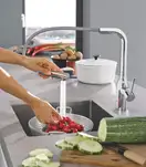 Grohe Essence New Смеситель кухонный, хром (30270000)