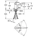 Смеситель для кухни Grohe Eurosmart (цвет - суперсталь) (30305DC0) фото 9 Aquada.com.ua