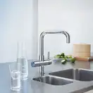 Смеситель для кухни изливом Blue Grohe (31299001) фото 3 Aquada.com.ua