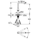 Grohe Essence SmartControl Смеситель для кухни, хром (31615000)