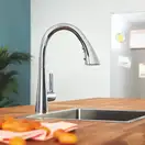 Grohe Zedra Смеситель для кухни, выдвижной, хром (32294002)