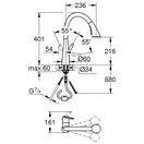 Grohe Zedra Смеситель для кухни, выдвижной, хром (32294002)