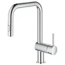 Змішувач для кухні з висувним виливом Grohe Minta (32322002)
