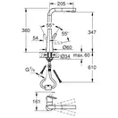 Змішувач для кухні з висувним виливом Grohe Zedra (32553002)