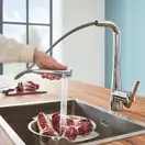 Змішувач для кухні з висувним виливом Grohe Zedra (32553002)