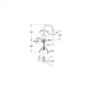 Змішувач для кухні з висувним виливом Grohe Concetto new (32663DC3)