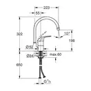 Змішувач для кухні Grohe Euroeco New (32752000)