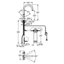 Смеситель для кухни Grohe Blue Pure (цвет - хром) (33249001) фото 2 Aquada.com.ua