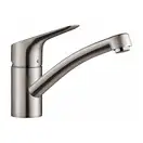HANSGROHE Смеситель для кухни, однорычажный (steel optic) MySport S (13860800) фото 1 Aquada.com.ua