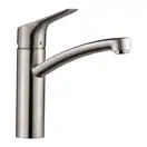 HANSGROHE Смеситель для кухни, однорычажный (steel optic) MySport M (13861800) фото 1 Aquada.com.ua