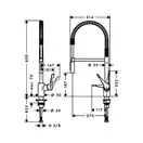 Hansgrohe Cento XXL 2jet Semi Pro Смеситель для кухни, хром (14806000)