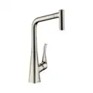 Смеситель для кухни Hansgrohe Metris (цвет - сталь) (14820800) фото 1 Aquada.com.ua