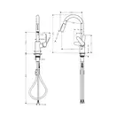 Hansgrohe Focus 240 Змішувач для кухні, сталевий (31815800)