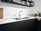 Смеситель для кухни Hansgrohe Talis M54 270 (цвет - нержавеющая сталь), с вытяжным изливом (72809800) фото 2 Aquada.com.ua