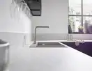 Смеситель для кухни Hansgrohe Talis M54 270 (цвет - нержавеющая сталь), с вытяжным изливом (72809800) фото 3 Aquada.com.ua