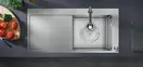 Смеситель для кухни Hansgrohe Metris Select 200 1jet, sBox (цвет - хром), с вытяжным душем (73804000) фото 5 Aquada.com.ua