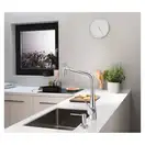 Змішувач для кухні Hansgrohe Metris Select 320 2jet sBox з витяжним душем, хром (73816000)
