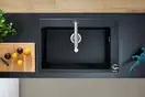 Смеситель для кухни Hansgrohe Metris Select 200 2jet (цвет - хром), с вытяжным душем (73819000) фото 3 Aquada.com.ua