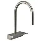 Смеситель для кухни Hansgrohe Aquno Select 170 3jet, sBox (цвет - нержавеющая сталь), с вытяжным душем (73831800) фото 1 Aquada.com.ua