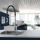 Paffoni Light Змішувач для кухні, чорний матовий/хром (LIG179CRNO)