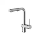 Смеситель для кухни Paffoni Light (цвет - сталь) (LIG285ST-MET)