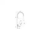 Кухонный смеситель Paffoni Stick (цвет - хром) (SK177CR) фото 2 Aquada.com.ua