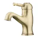 Смеситель для раковины Devit Charlestone (цвет - бронза), с доннным клапаном (CN60051037B) фото 1 Aquada.com.ua