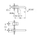 Змішувач для раковини прихованого монтажу Grohe Essence New (19408001)