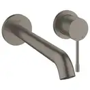 Смеситель для раковины настенный Grohe Essence L-Size (цвет - тёмный графит, матовый), вынос 230 мм (19967AL1) фото 1 Aquada.com.ua