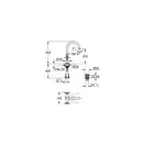Grohe Atrio new Смеситель для раковины на одно отверстие, L-Size (21019003) фото 2 Aquada.com.ua